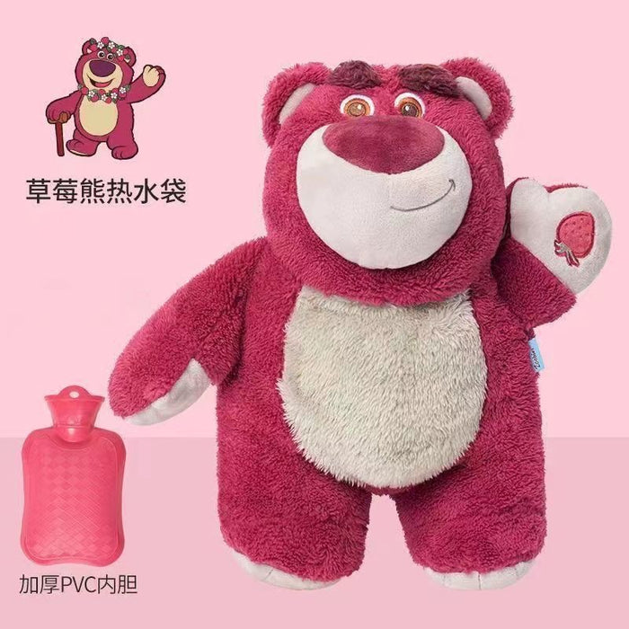 Wholesale Cartoon Hand Warmer  Bear Water-Filled Hot Water Bottle Cute Plush Toy Hand Warmer