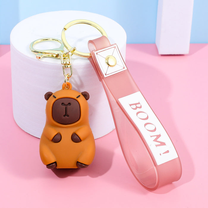 Wholesale  Capybara Small Pendant Doll Keychain