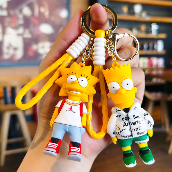 Wholesale Cartoon Doll 3D Rubber Keychain JDC-KC-Tingm077