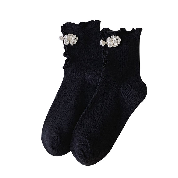 Wholesale Mid length socks with retro style design and personality