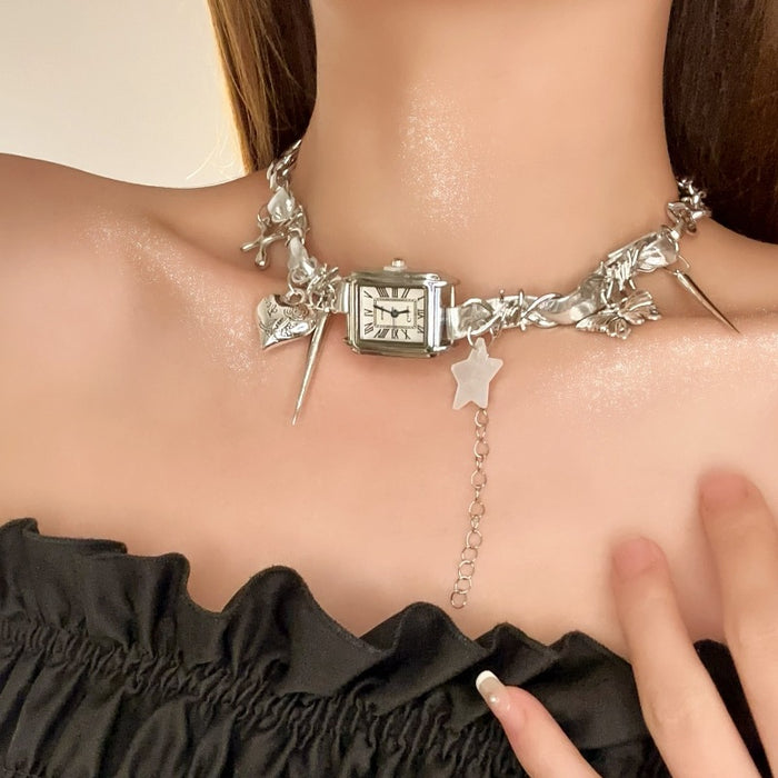 Wholesale Cross necklace, stacked collarbone chain, unique design, accessories for men and women