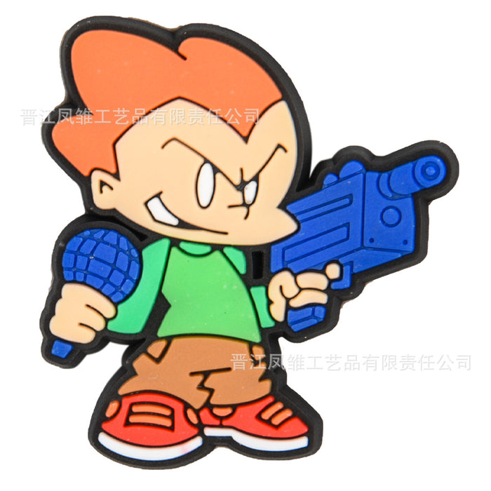 Wholesale 50pcs Cute cartoon Shoes Charms accessories