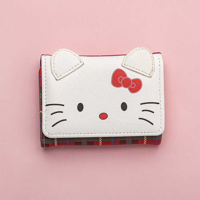 Wholesale Cartoon Cute Girly Face Wallet Card Holder Short Wallet Coin Purse Loose Money Coin Storage Bag JDC-WT-QT004