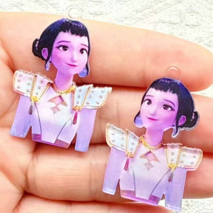 Wholesale 10pcs kpop Acrylic Pendant DIY Earring Holder