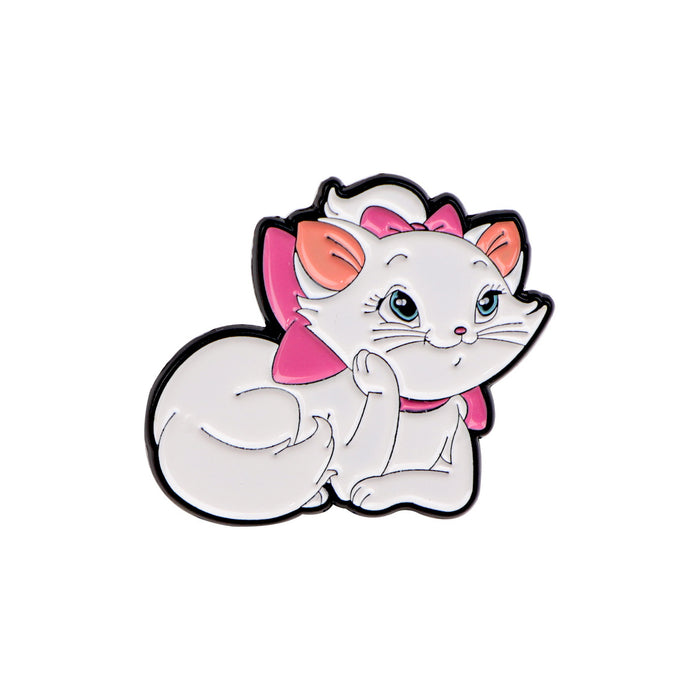 Wholesale Cartoon Bow White Cat Series Animation Anime Brooch Badge Clothing Backpack Decoration