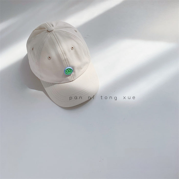 Wholesale Smiling Children's Baseball Hat Outdoor Leisure Versatile Sunscreen Hat Sunshade Hat