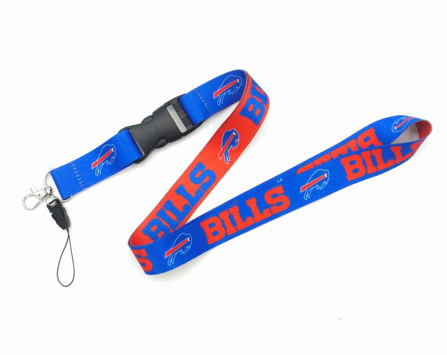 Wholesale Heat transfer rugby team lanyard club/ badge/ key/ work permit/ mobile phone sling buckle lanyard