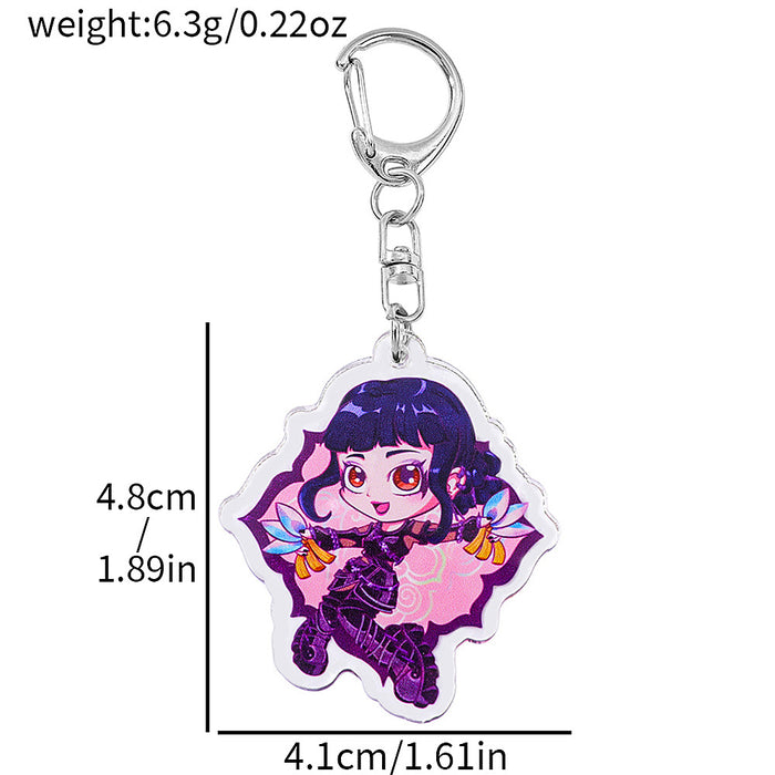 Wholesale Acrylic keychain anime merchandise pendant