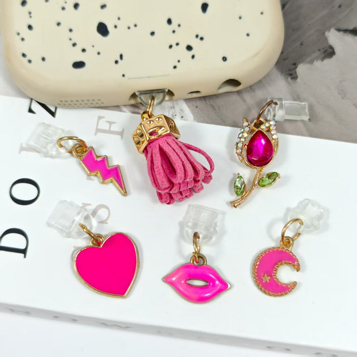 Wholesale Diamond star and moon pendant Mobile Phone Stands