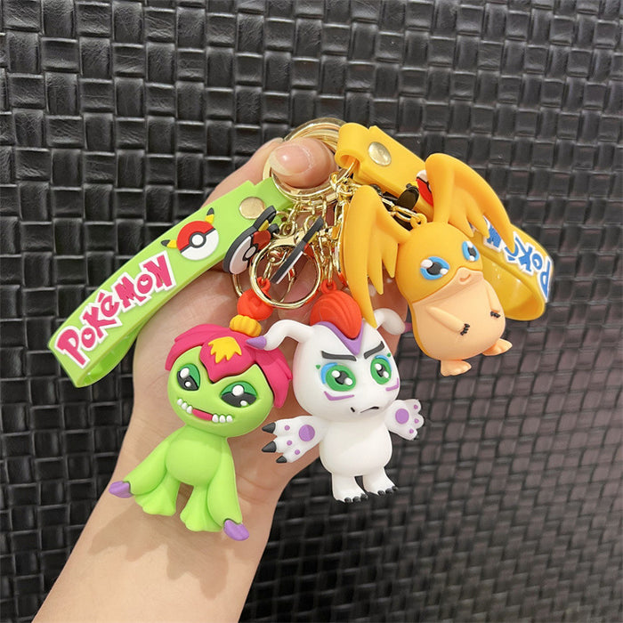 Wholesale Cartoon Cute Silicone Keychains JDC-KC-JinB023