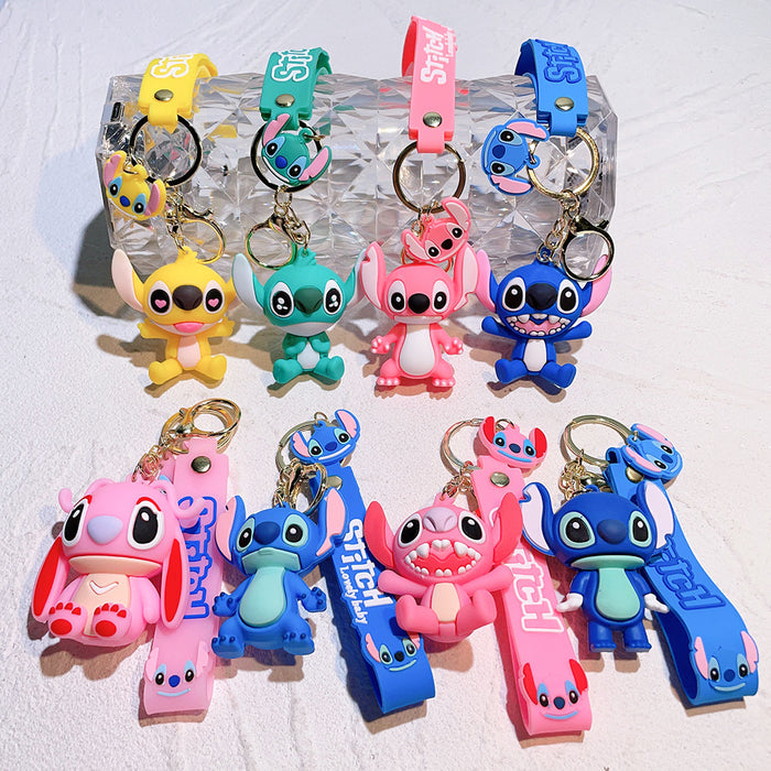 Wholesale Cartoon Silicone Doll Keychain JDC-KC-QiChao025