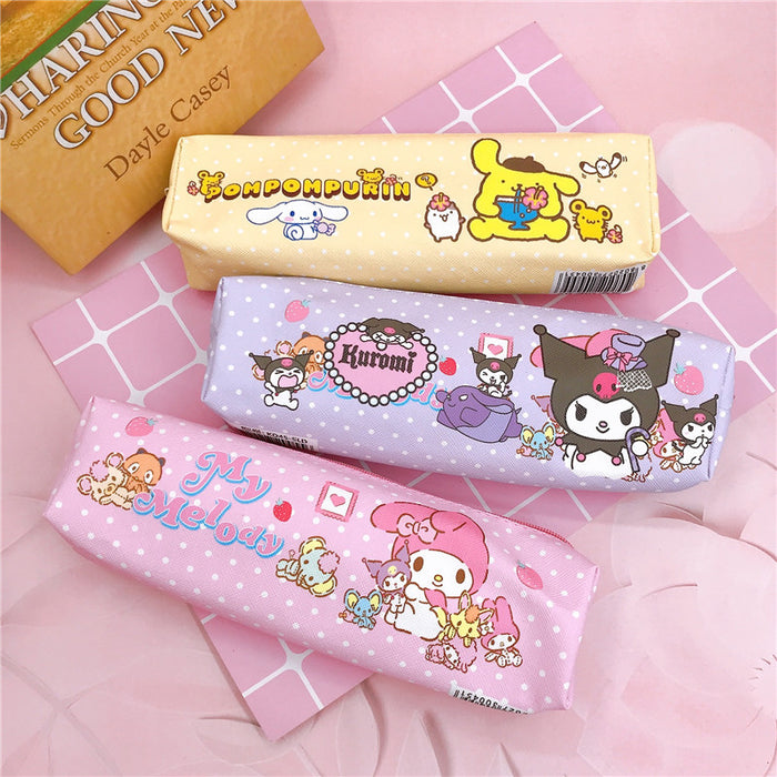 Wholesale Large Capacity PU Cute Cartoon Small Pencil Case JDC-PB-YaLL001