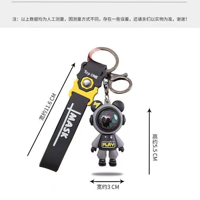 Wholesale Lightning bear keychain doll key ornaments bag pendant Doll