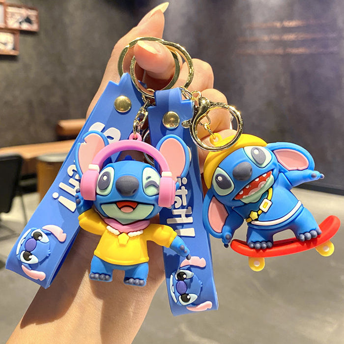 Wholesale key chain pendant cartoon doll key chain video game city small gift