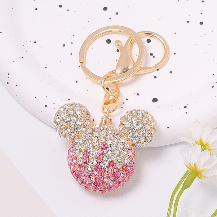 Wholesale Cartoon Rhinestone Metal Keychain