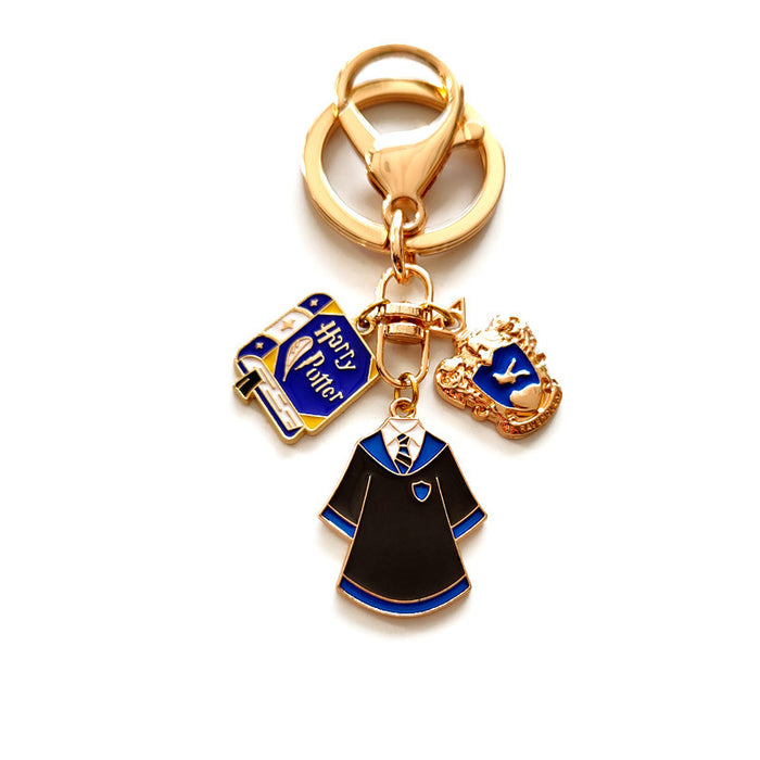 Wholesale Cartoon logo badge metal keychain