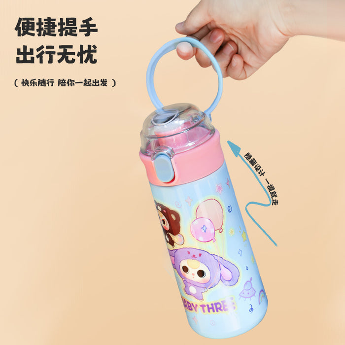 Wholesale Children' s cute bunny thermos stainless steel portable drinking water cup