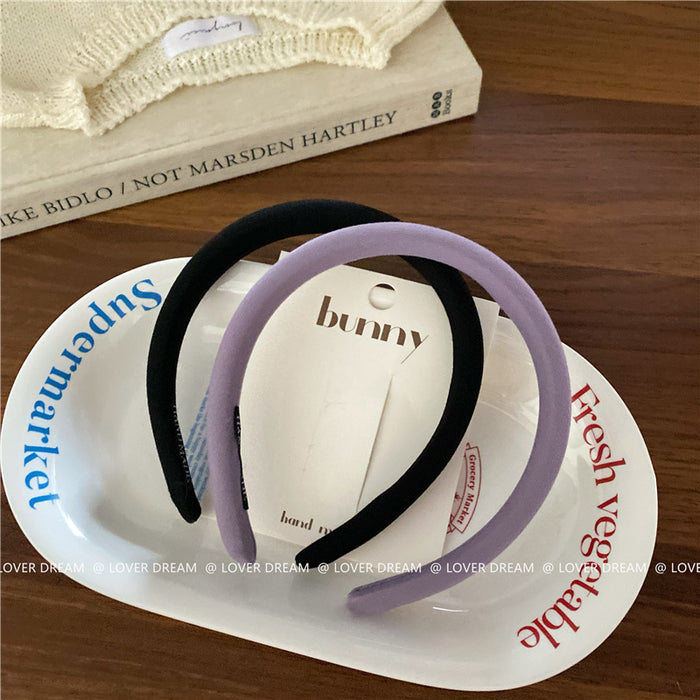 Wholesale Texture fabric sponge headband cute headband versatile hair accessory