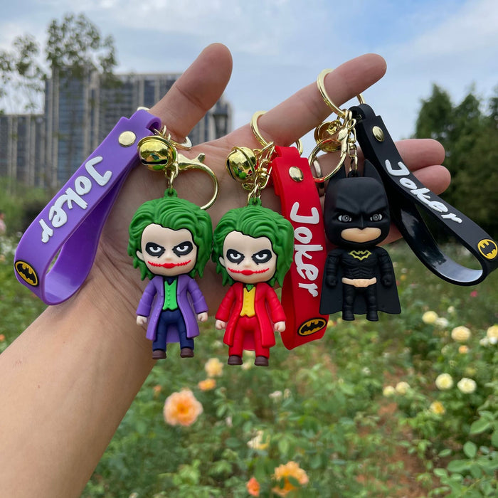 Wholesale Cartoon soft rubber keychain pendant, personalized doll, couple's backpack, car accessories wholesale