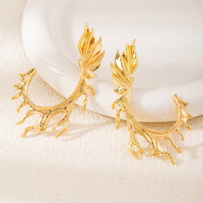 Wholesale Sunflower Starfish Summer Ocean Style Earrings