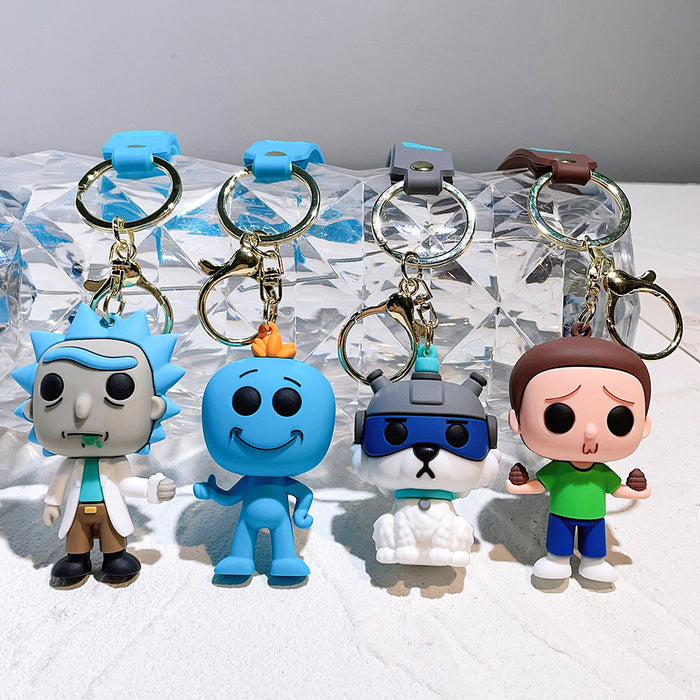 Wholesale Cartoon Silicone Doll Keychain JDC-KC-QiChao006