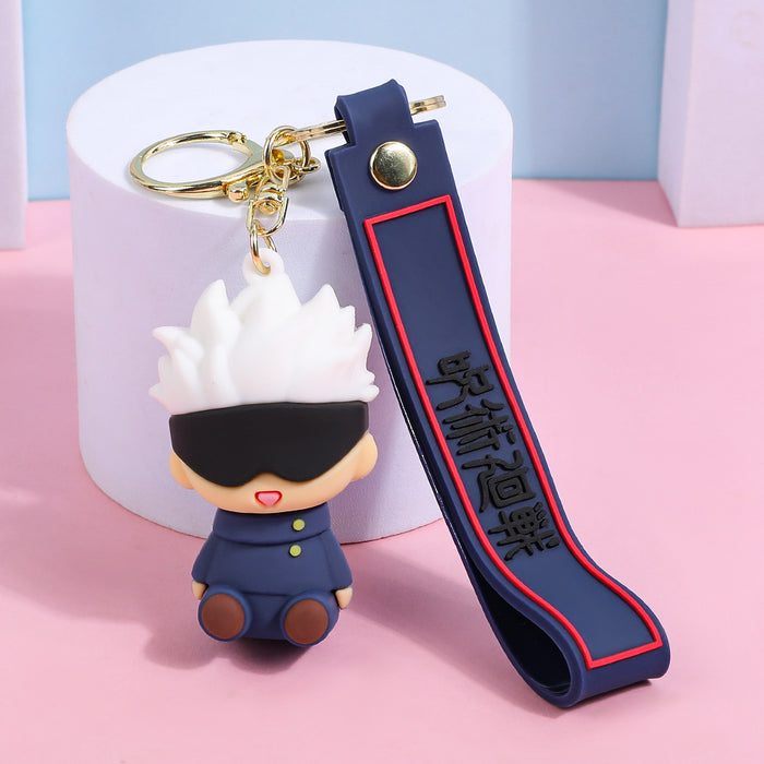 Wholesale pvc Doll Silicone Keychain Cute Keychain