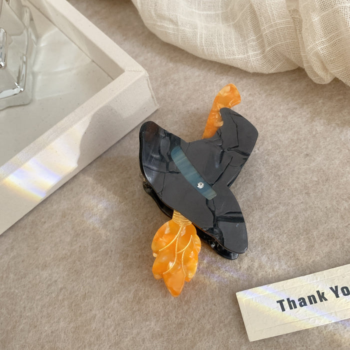 Wholesale  hairpin magic hat hair grab skull apple back of the head broom holiday hair accessories