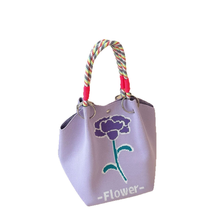 Wholesale Cartoon knitted bag large capacity vegetable basket