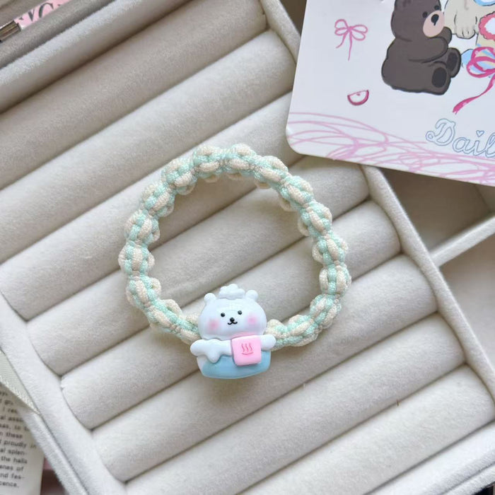Wholesale Cartoon Bear Hair Rope Rubber Band Hair Accessories Headwear
