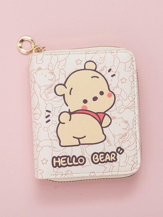 Wholesale Puppy Coin Purse Anime  Short Zipper Multifunctional Wallet