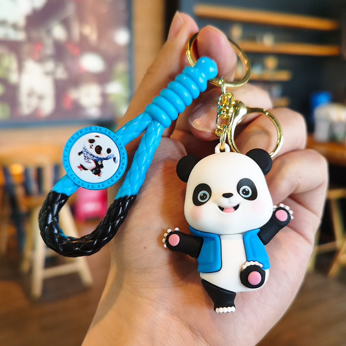 Wholesale Silicone Cartoon Doll Keychain JDC-KC-Tingm152