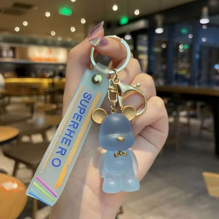 Wholesale Cartoon keychain cute key pendant car bag decoration