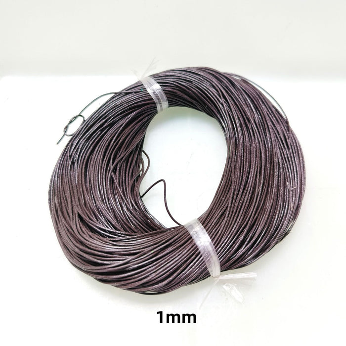 Wholesale 100pcs Round  Cowhide Rope Accessories Mobile Phone Case Leather Rope Braided Rope