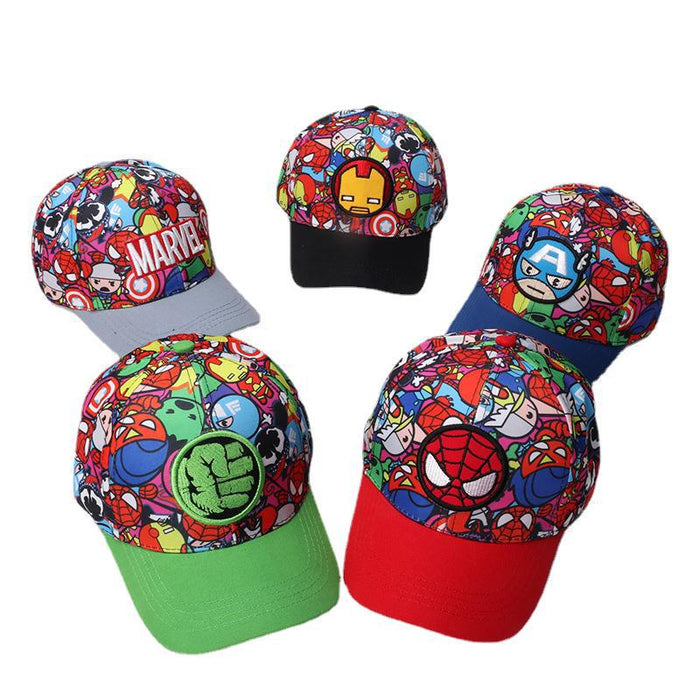 Wholesale Kids Cartoon Baseball Cap Adjustable Sunscreen Everyday Hat