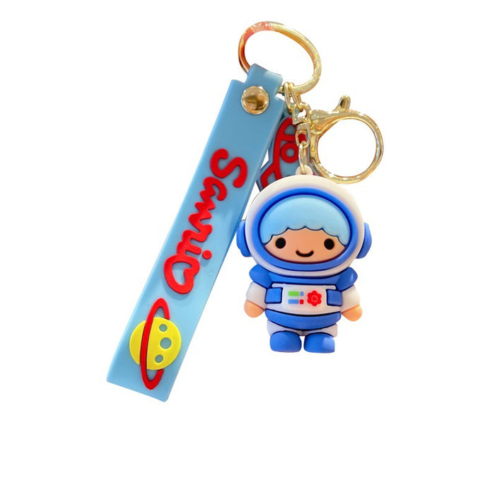 Wholesale Silicone Cartoon Doll Keychain JDC-KC-JuJi016