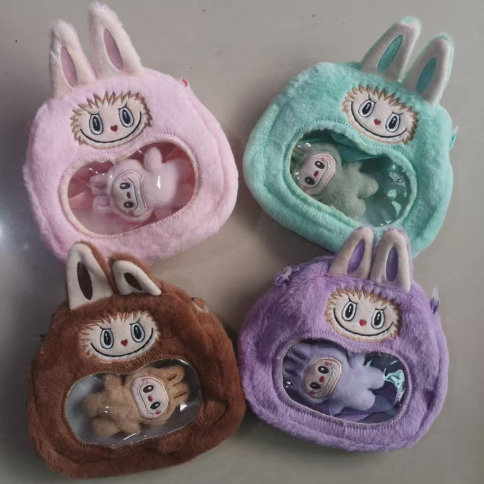 Wholesale Plush Cartoon Children' s Bag Cute Little Girl Doll Handbag Shoulder Bag