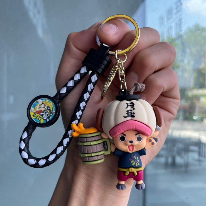 Wholesale Peripheral keychain cartoon doll couple bag pendant small gift wholesale