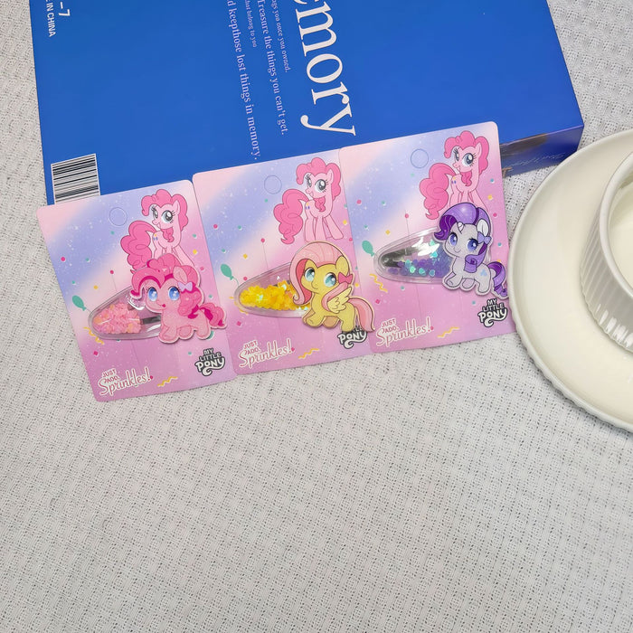 Wholesale Cute cartoon quicksand-style girl' s hair clips