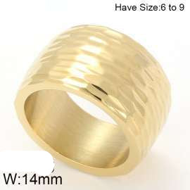 Wholesale Simple Stainless Steel Irregular Pattern Ring
