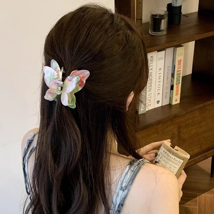 Wholesale Advanced three-dimensional butterfly clip hair clip, shark clip hair accessory at the back of the head
