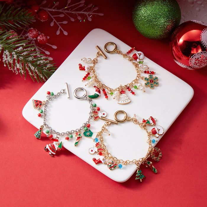 Wholesale Festival Jewelry Christmas Tree  Pendant Bracelet Female Creative All-match Bracelet Female