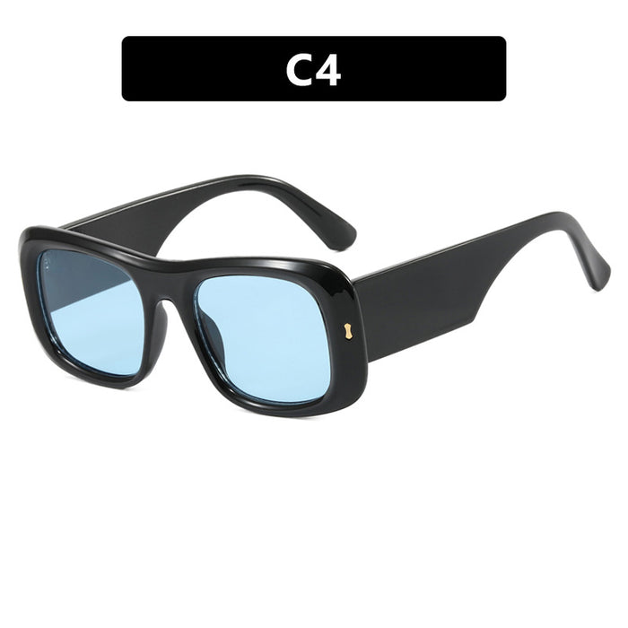Wholesale Large frame rice nail sunglasses square fashion trend sunglasses high-end driving sunglasses driving