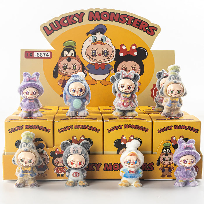 Wholesale Crown flocking ornaments doll children' s toy blind box