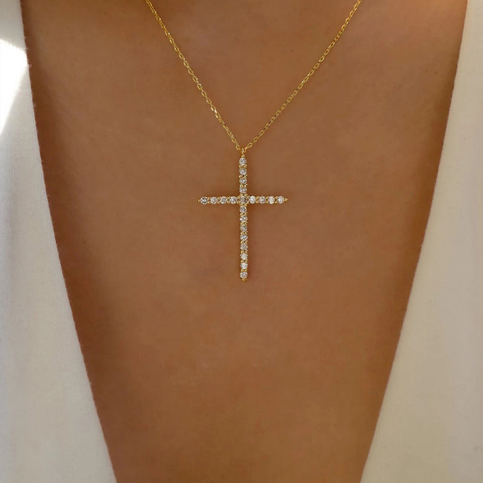 Wholesale Pendant Cross Necklace Women's Fashion New Fashion Pendant Accessories