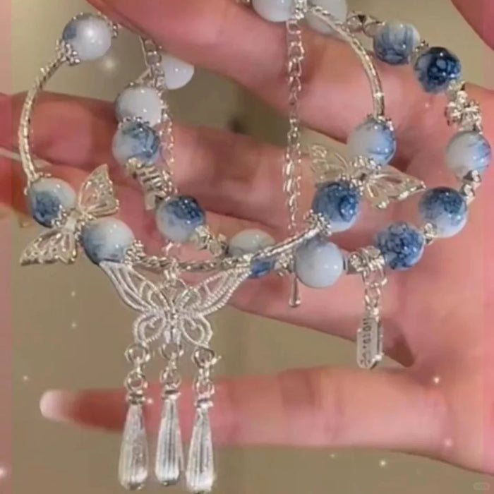 Wholesale Butterfly tassel bracelet niche design