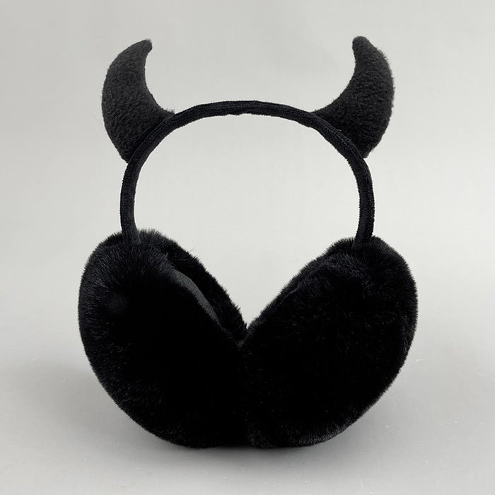Wholesale Earmuffs Winter Warm Ear Punk Gothic Bat Ear Bag Dark Devil Ear Cover