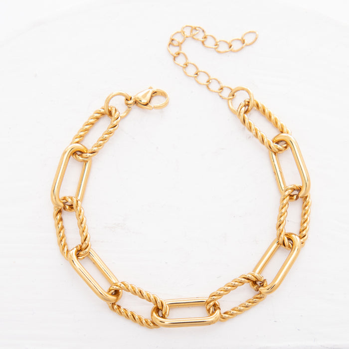 Wholesale Thick Chain Bracelet Unisex Hip Hop Punk Style Fashion Jewelry