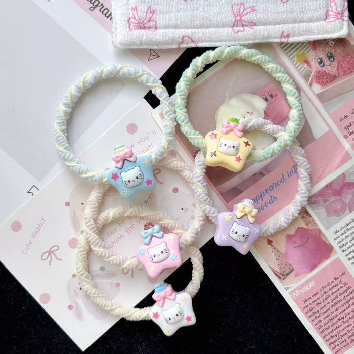 Wholesale Rubber Band Resin Headband Katie Hair Band Rubber Band Hair Accessories