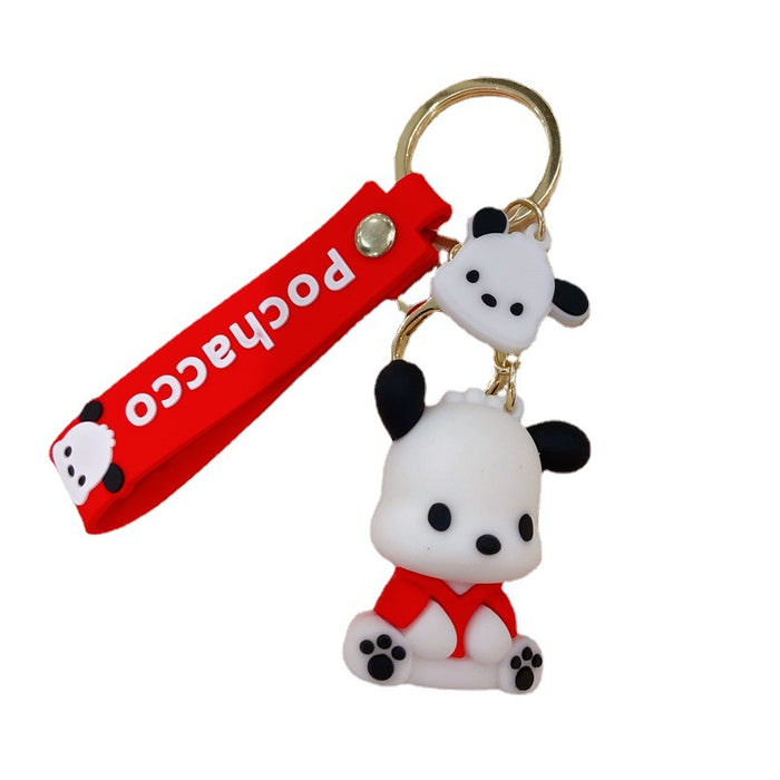 Wholesale Fashion keychain cartoon dog doll car key pendant cute