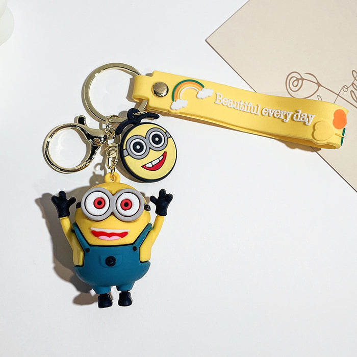 Wholesale Cartoon Silicone Doll Keychain JDC-KC-QiChao043